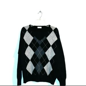 Lambswool mens sweater